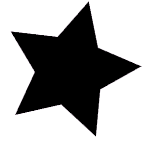 Stern schwarz